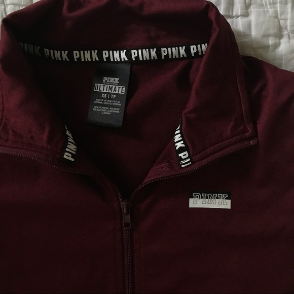 VS PINK maroon sweater - Picture 2 of 4